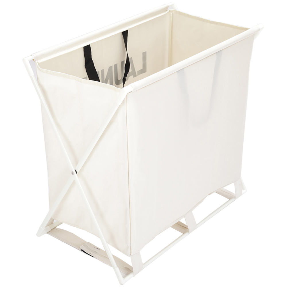 Living And Home Large Folding Laundry Basket Lightweight Image 5