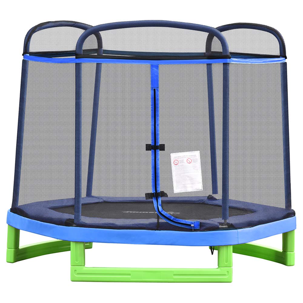 Kids Trampoline with Safety Enclosure Net Image 1