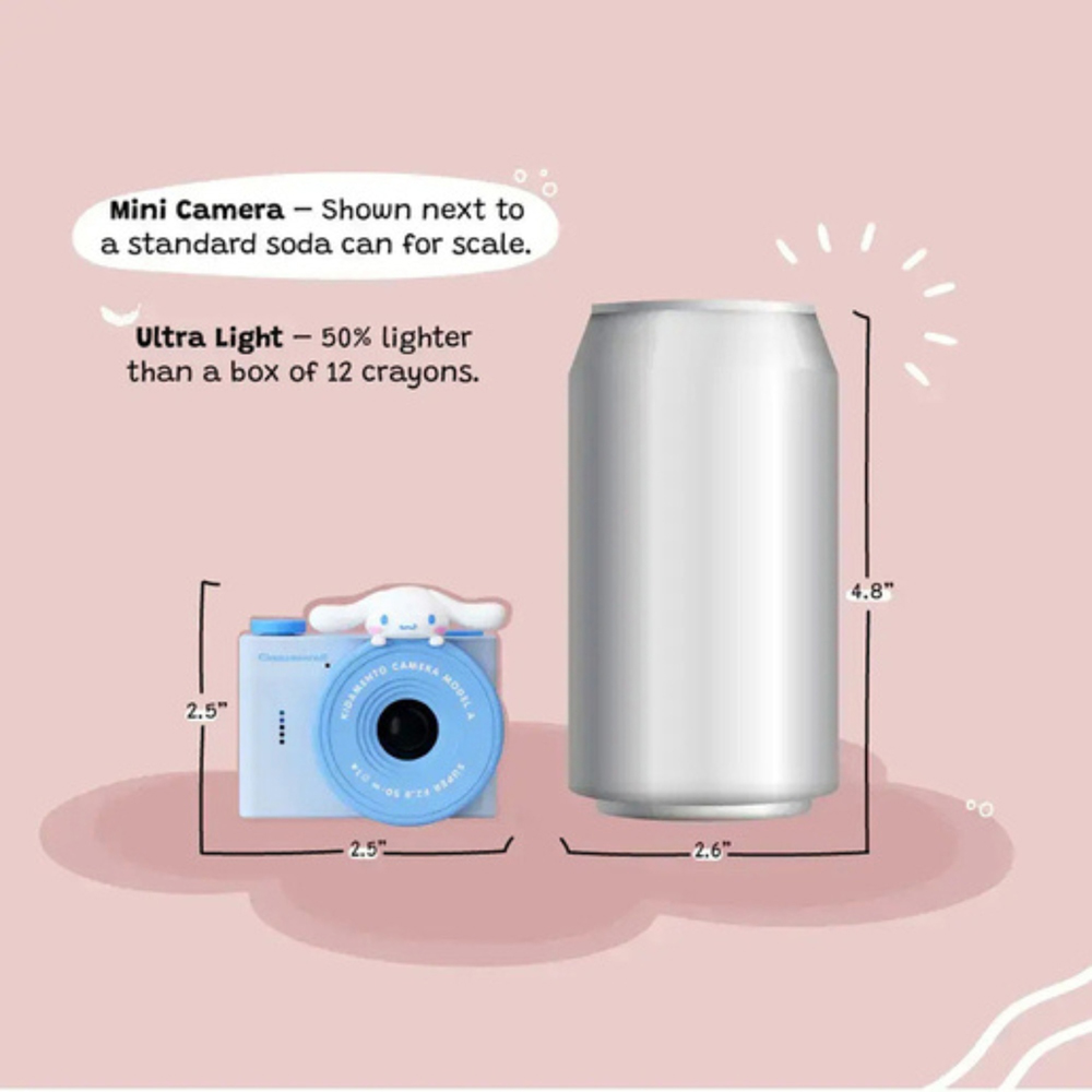 Kiimento Cinnamoroll Mini Kids Digital Camera and Video Camcorder Image 3