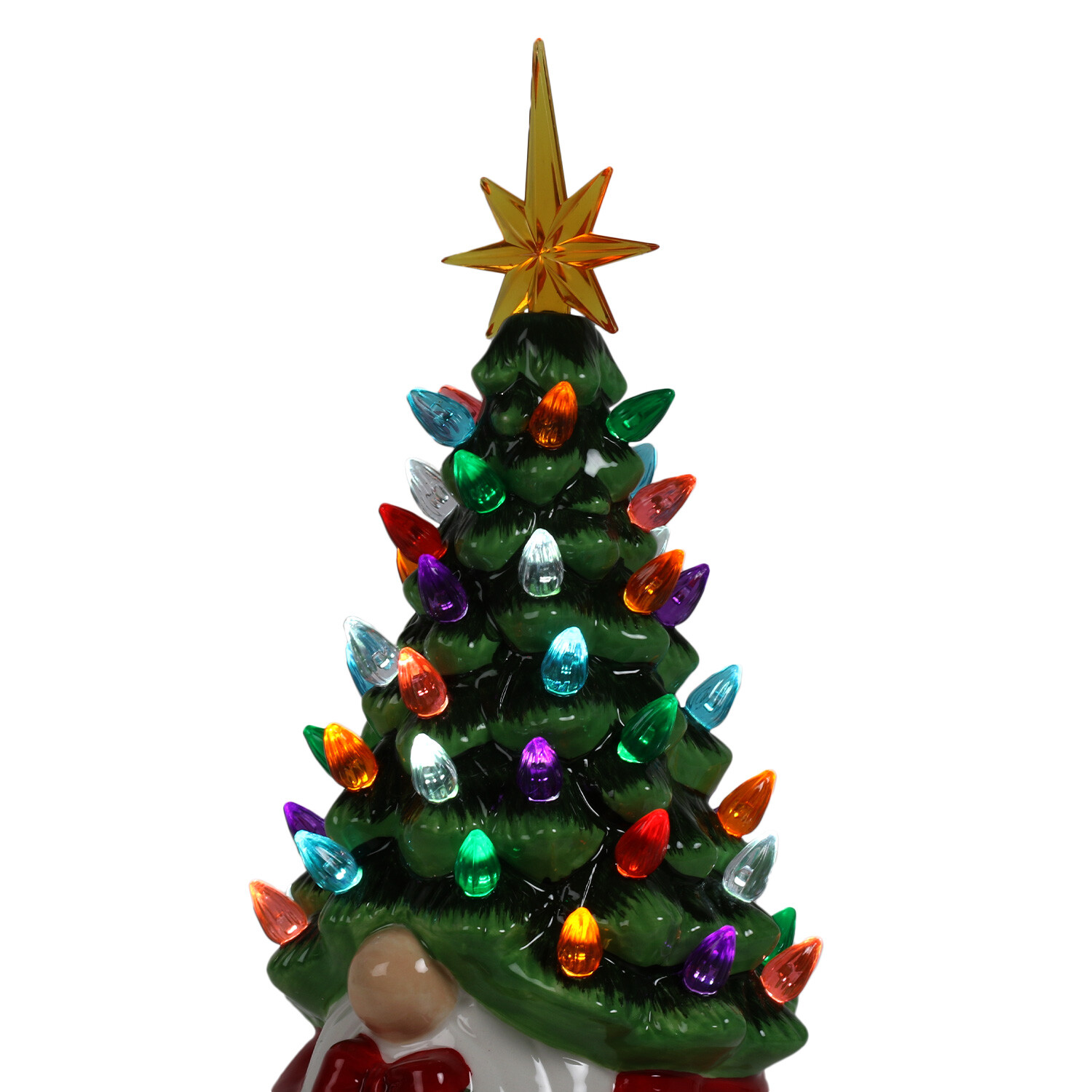 Christmas Gonk Tree With LEDs - Green Image 3