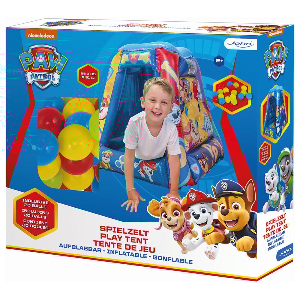 Paw Patrol Inflatable Play Tent Ball Pit With 20 B Wilko