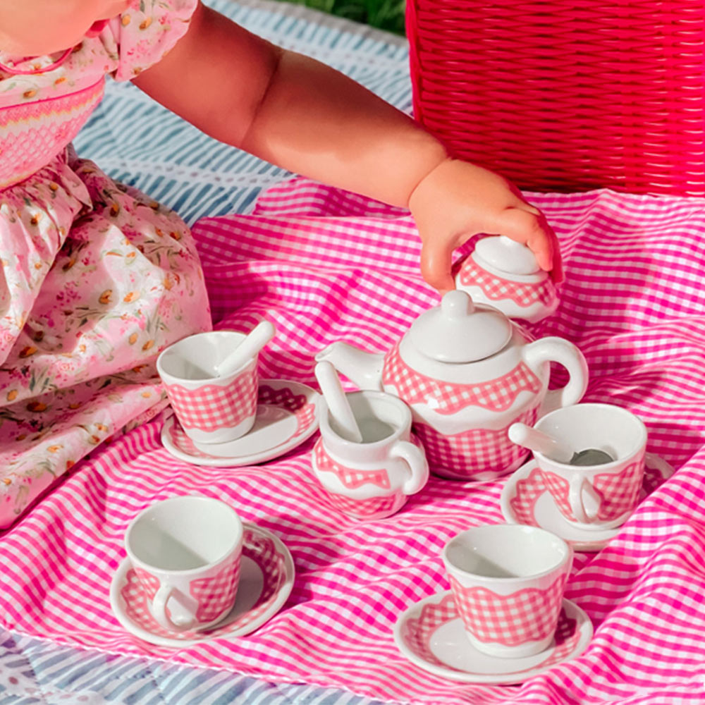 Tidlo Pink Picnic Tea Set Image 5