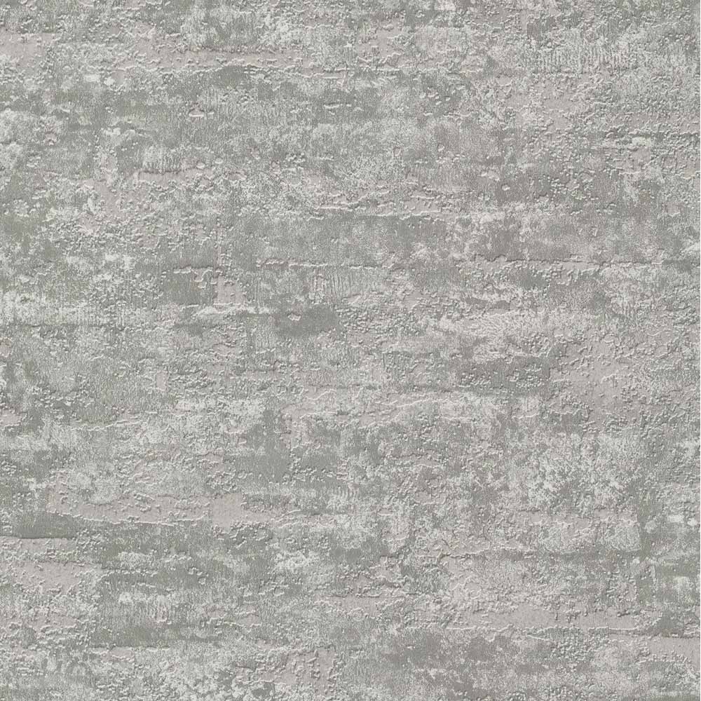 Grandeco Drew Grey Blown Vinyl Textured Wallpaper Image 1