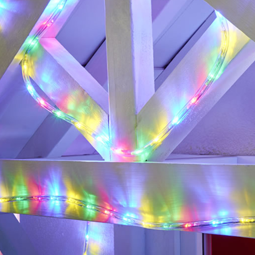 Wilko Multicoloured Coloured LED Rope Light 15m Wilko