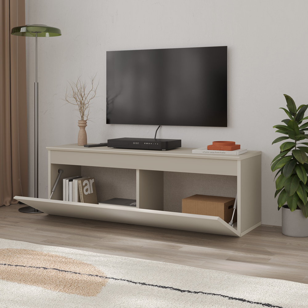 Decortie Sunset Single Door Sandstone TV Lowboard Image 4
