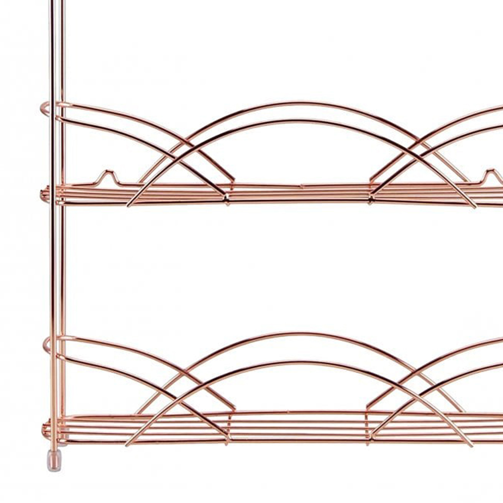 Neo Copper Free Standing 3 Tier Table Top Spice Rack Image 4