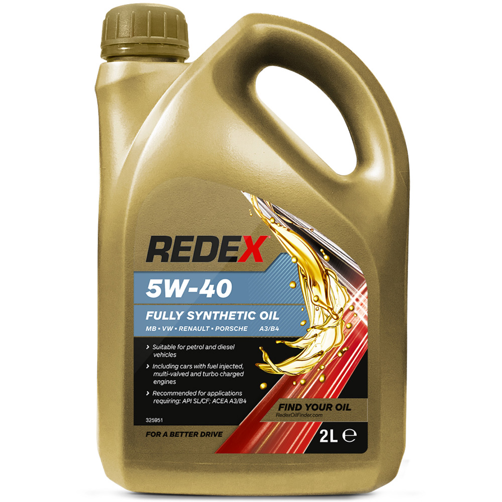 Redex 5W-40 Fully Synthetic Motor Oil 2 Litre Image