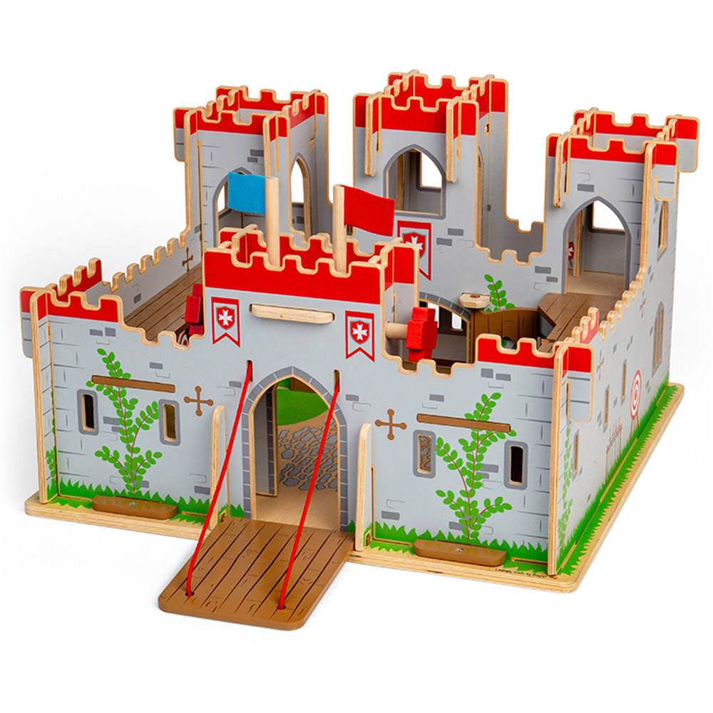 Bigjigs Toys Wooden Castle Playset Image 1