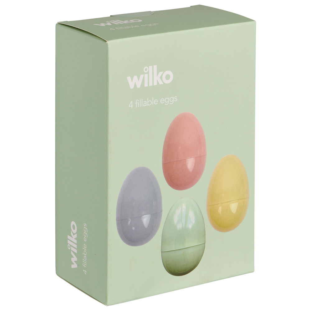 Wilko Fillable Eggs 4pk Wilko
