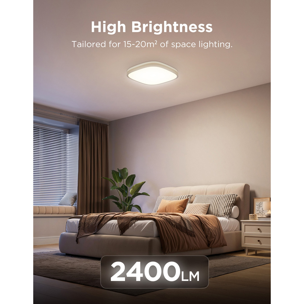 Govee 1S RGBWW and RGBIC Square Smart LED Ceiling Light 12 inch Image 3