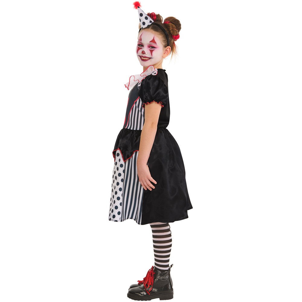 Rubies Masquerade Kids Monochrome Clown Dress XXS Image 3