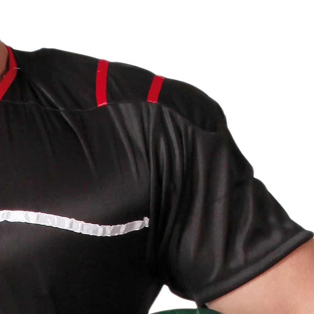 Fiestas Guirca Adult Black and White Quarterback Costume Medium 48 to 50 Image 3