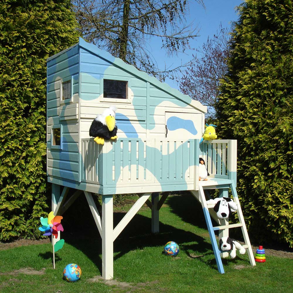 Shire Command Post with Platform Shiplap Playhouse Image 6