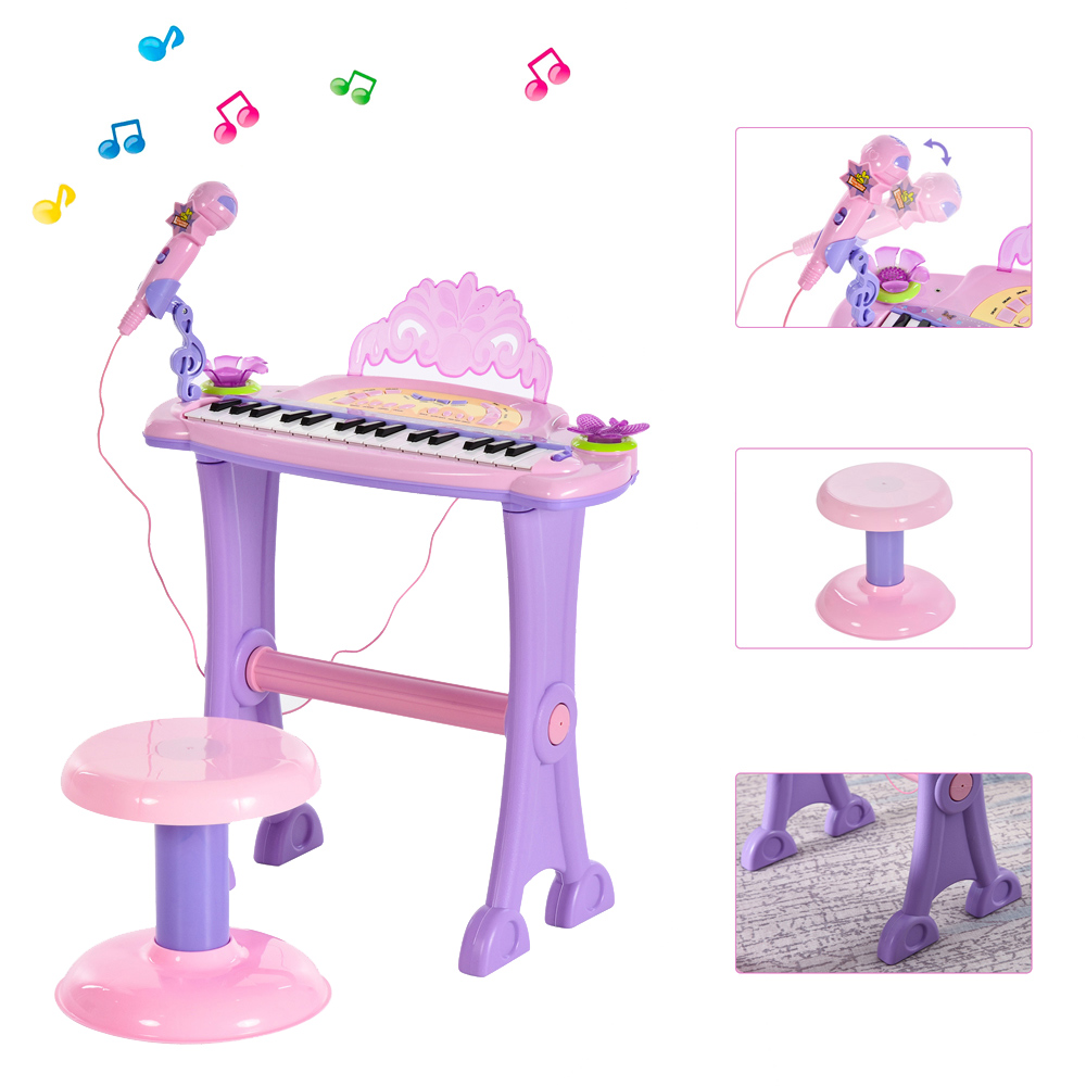 Kids Electronic Multifunctional Toy Keyboard Piano Set Image 4