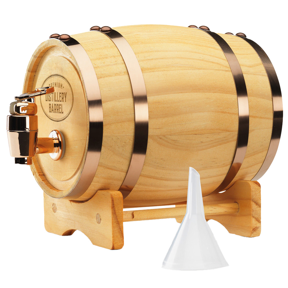 Ingenious Wooden Keg Whiskey Barrel Image 1