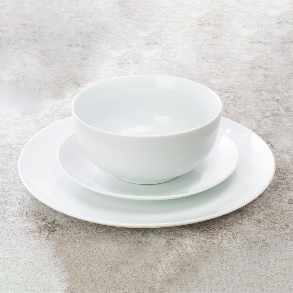 Waterside Vermont White 18 Piece Dinner Set Image 2