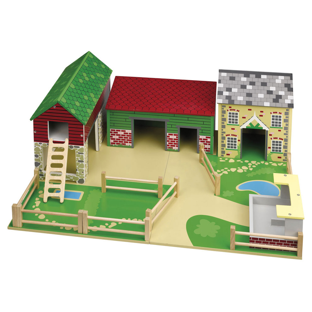 Tidlo Wooden Oldfield Farm Playset Image 1