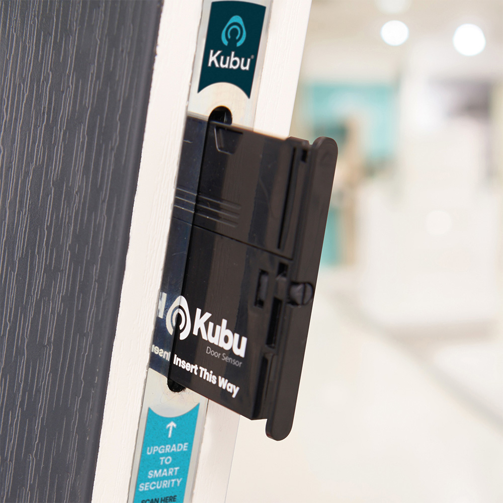 Crystal-Direct Monza Blue GRP Clear Glass Right Hand Open Front Door 2090 x 920mm Image 4