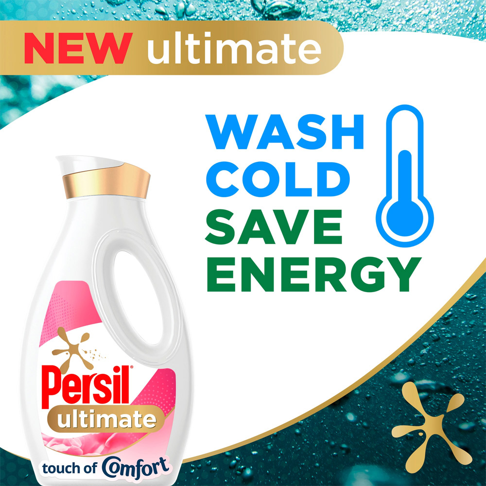 Persil Ultimate Touch of Comfort Washing Liquid Detergent 34 Washes 918ml Image 3
