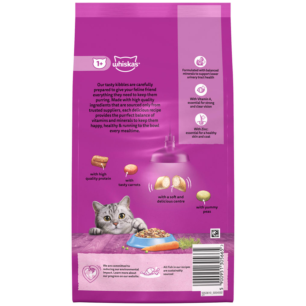 Whiskas Adult Tuna Flavour Dry Cat Food 1.9kg Image 5