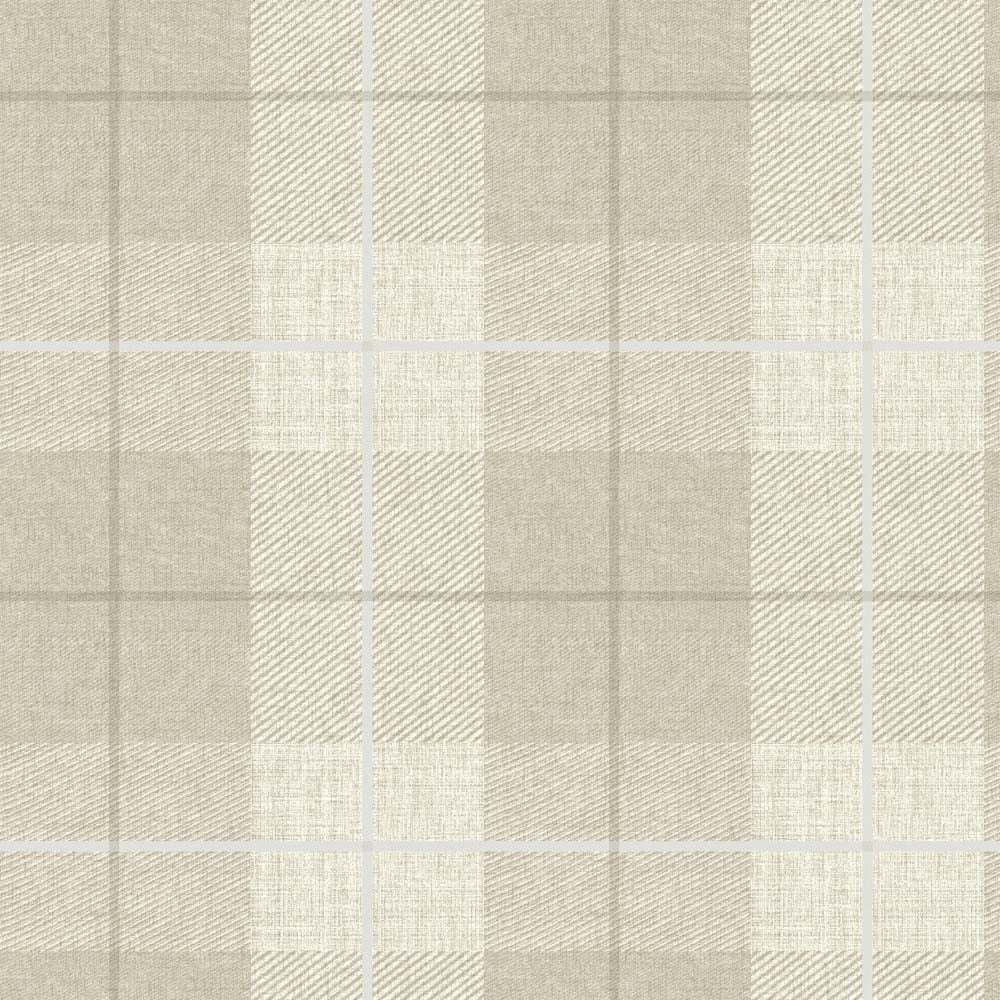 Arthouse Country Tartan Taupe Wallpaper Image 1