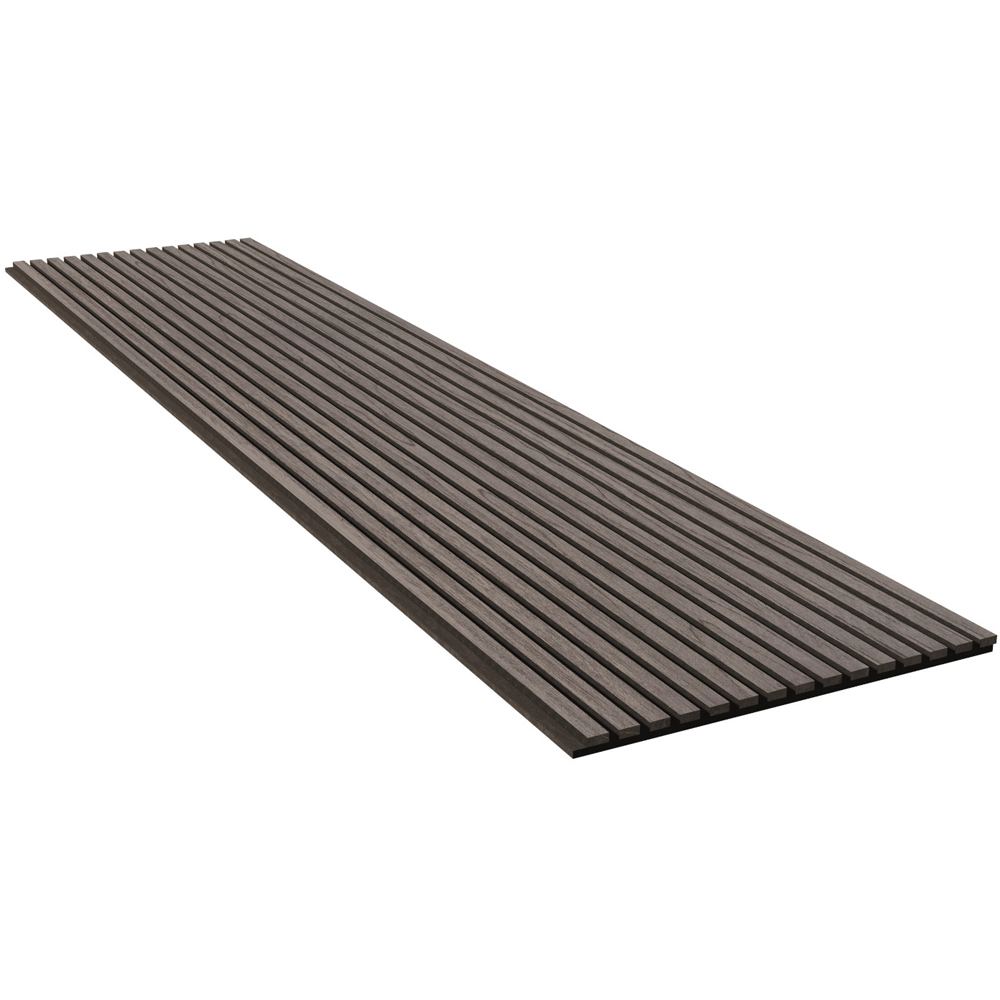 Wall Panels UK Ebony Acoustic Slat Wall Panel 2 Pack Image 2