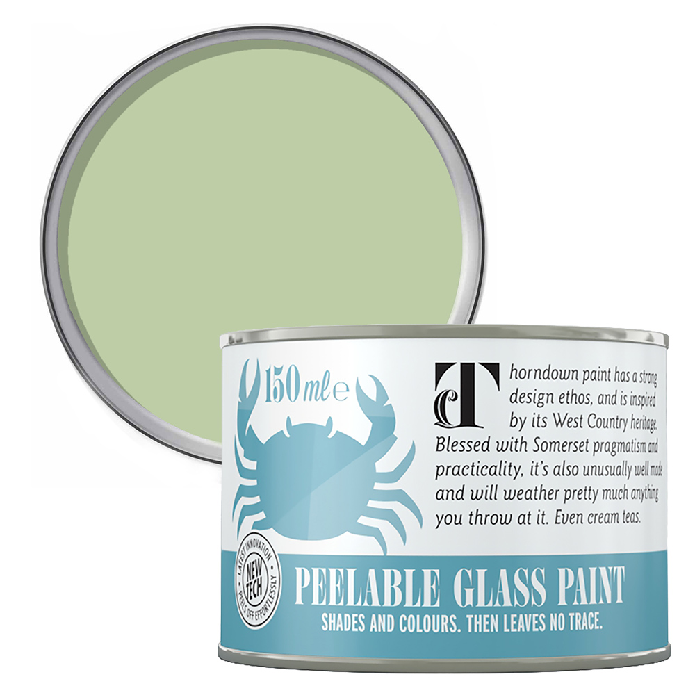 Thorndown Parlyte Green Peelable Glass Paint 150ml Image 1