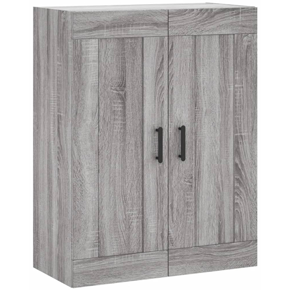 vidaXL 2 Door Grey Sonoma Wall Mounted Cabinet Image 2