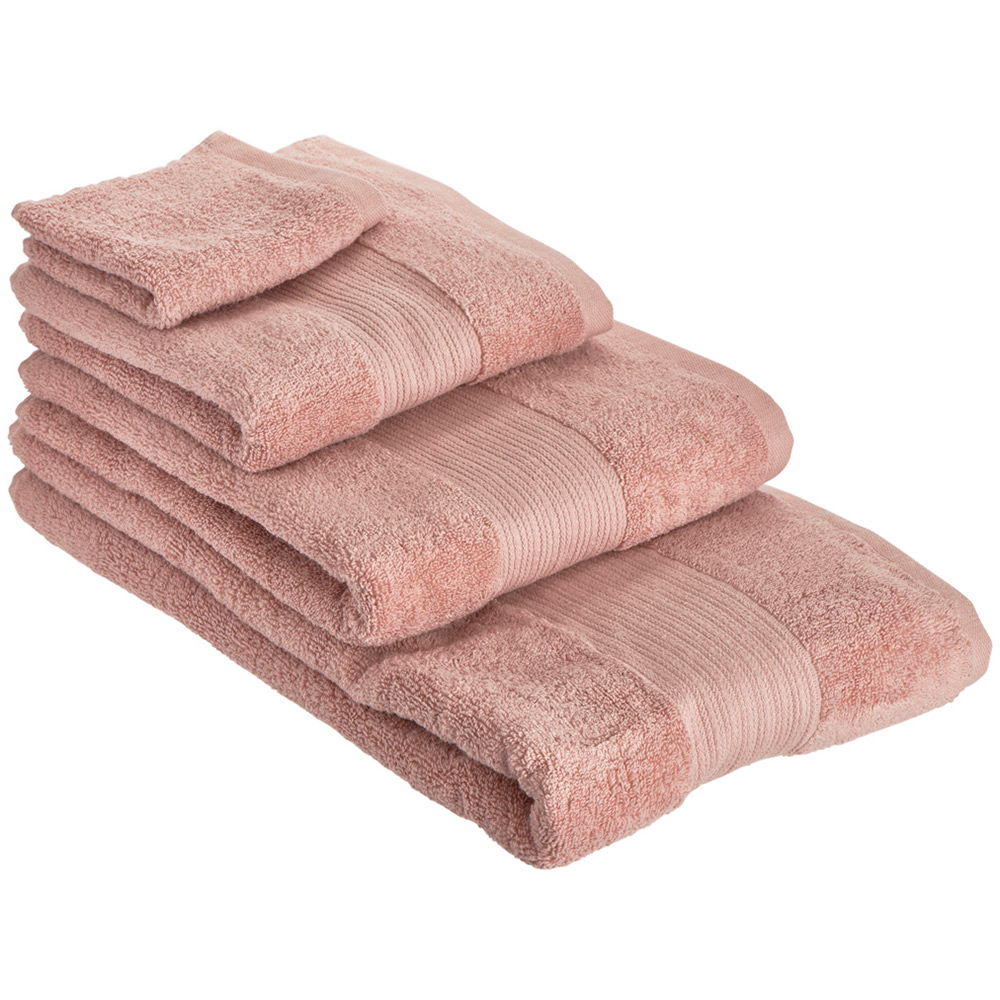 Wilko Supersoft Cotton Rose Pink Hand Towel Image 4