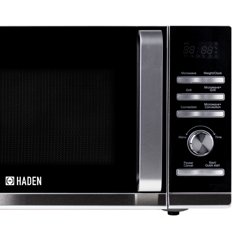 Haden 199102 Black & Silver Effect 25L Combination Microwave Grill 900W Image 4