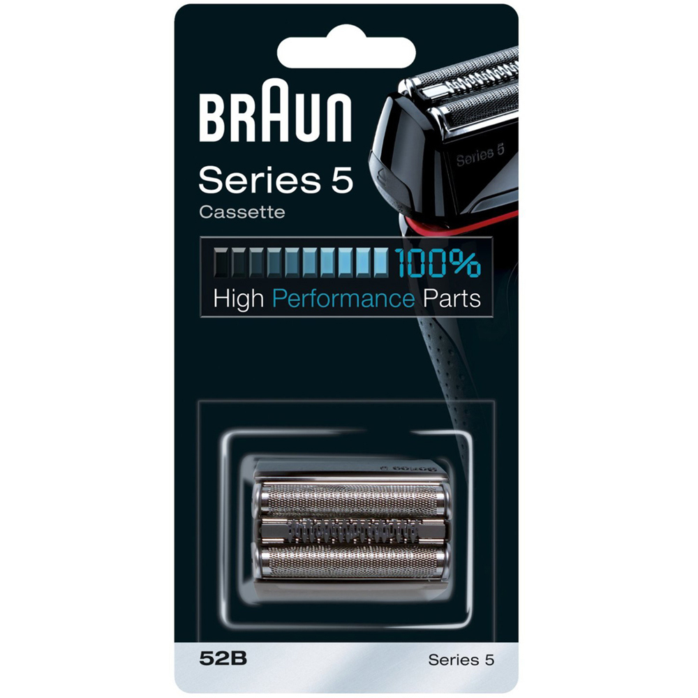 Braun 52B Shaver Replacement Head Black Image 1