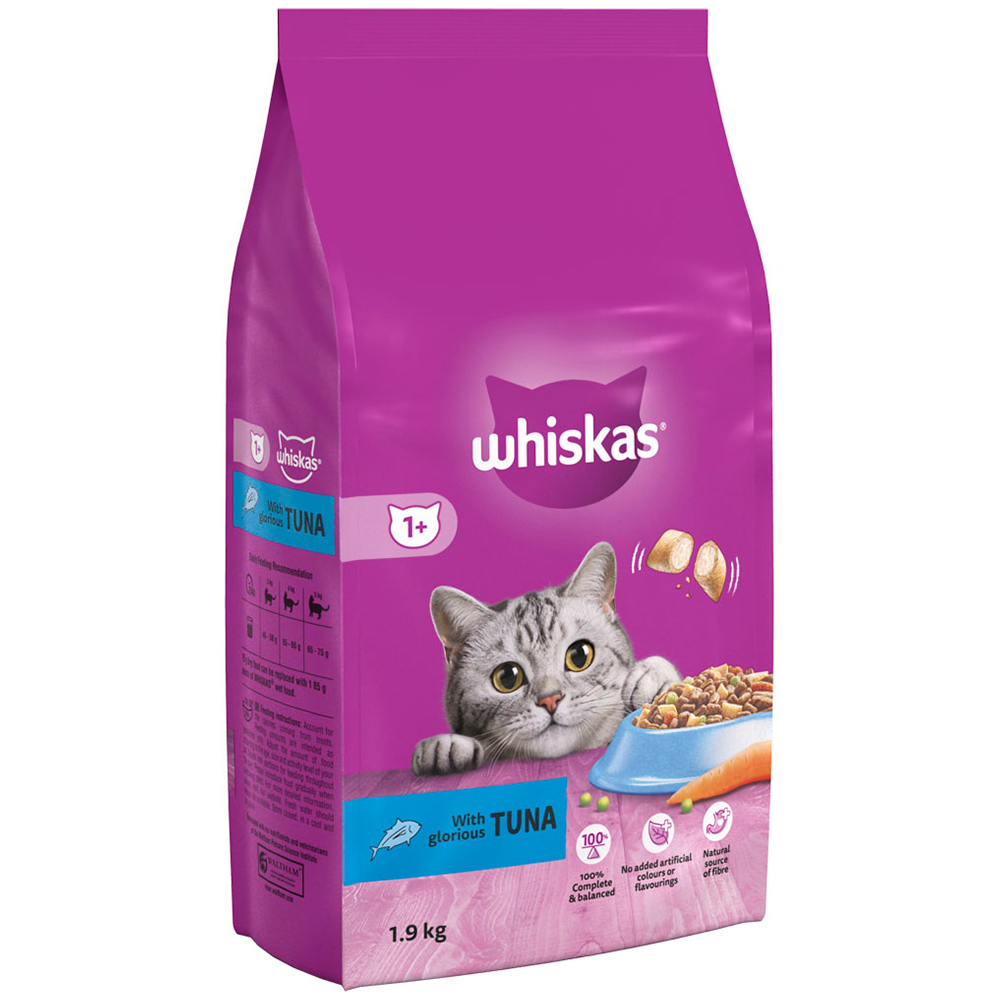 Whiskas Adult Tuna Flavour Dry Cat Food 1.9kg | Wilko