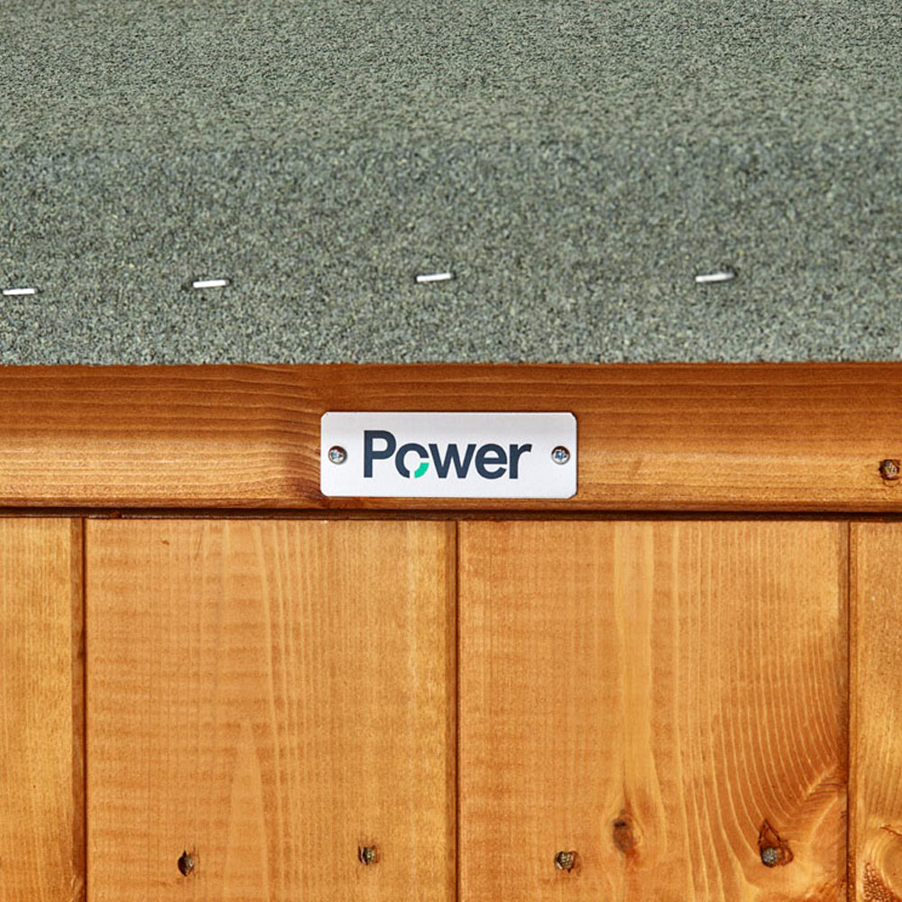 Power Sheds 4 x 4ft Double Door Apex Shed Image 3