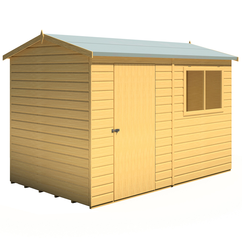 Shire Lewis 10 x 6ft Style D Reverse Apex Shed Image 1