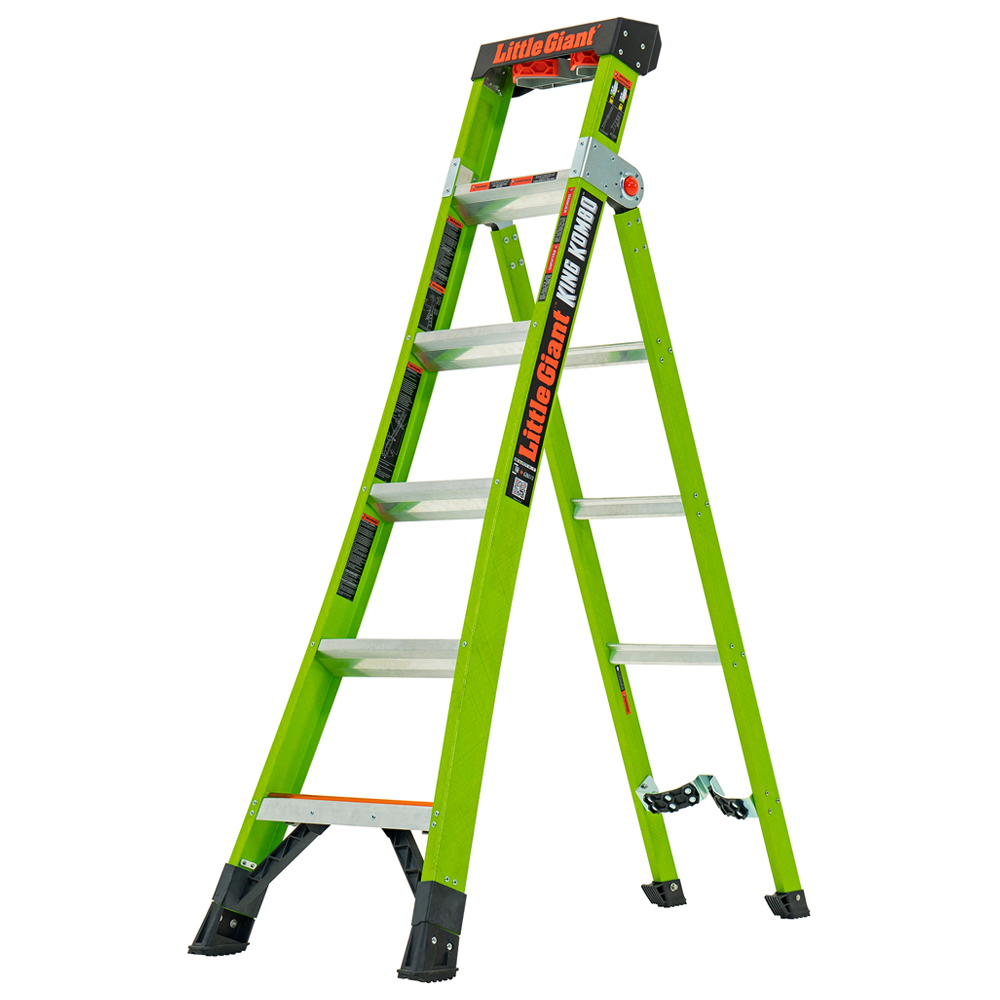 Little Giant 6 Tread King Kombo Industrial Ladder Image 1