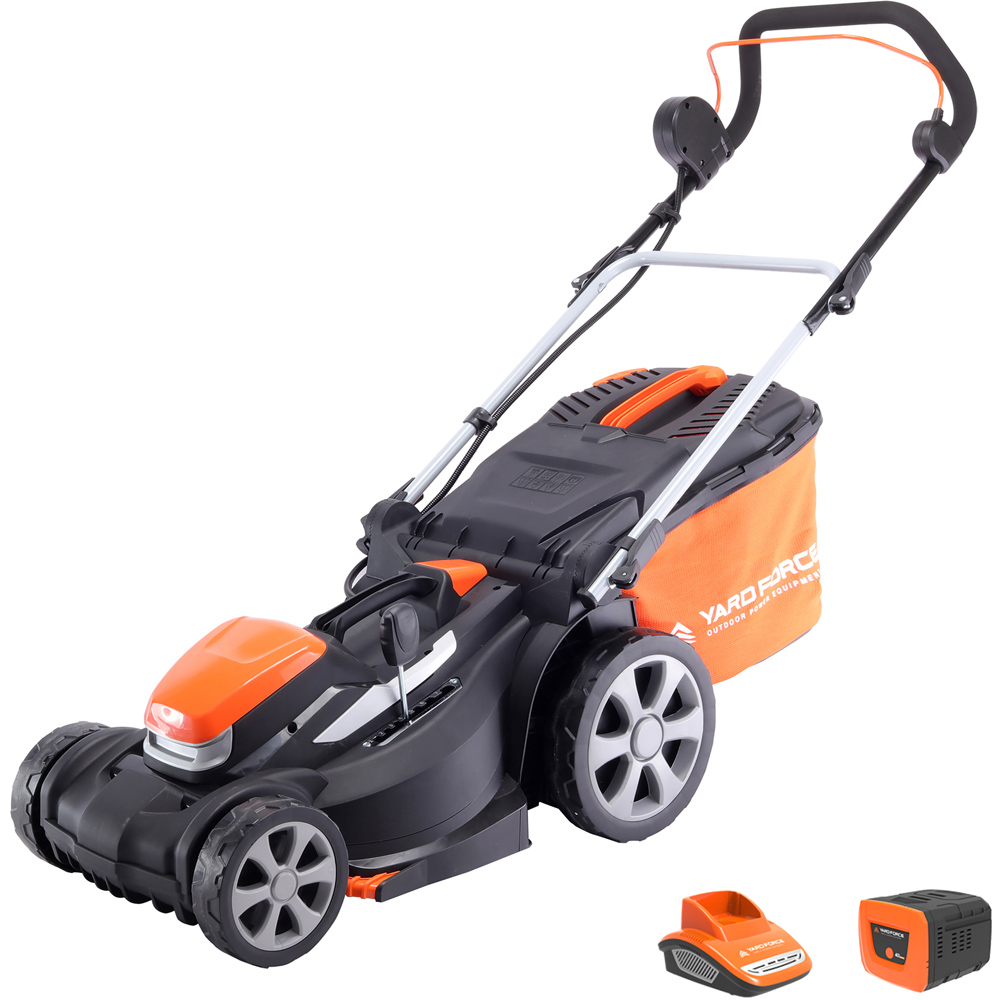 Yard Force LM G37A 40V 37cm Cordless Lawnmower Image 1