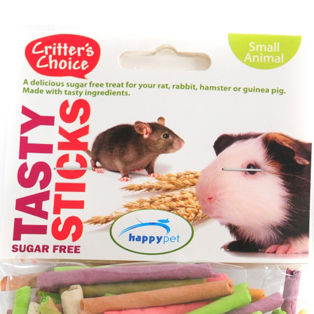 Happy Pet Critter's Choice Tasty Sticks Small Animal Treat 75g Image 2
