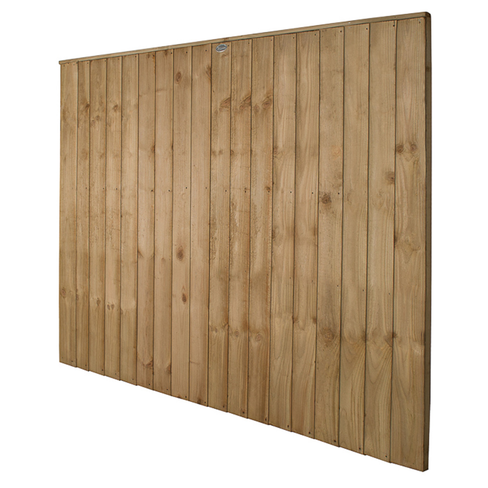 Forest Garden 6 x 5ft Closeboard Fence Panel Image 2
