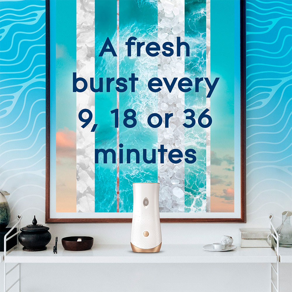 Glade Beach Days and Waves Automatic Spray Air Freshener Refill Case of 4 x 269ml Image 5