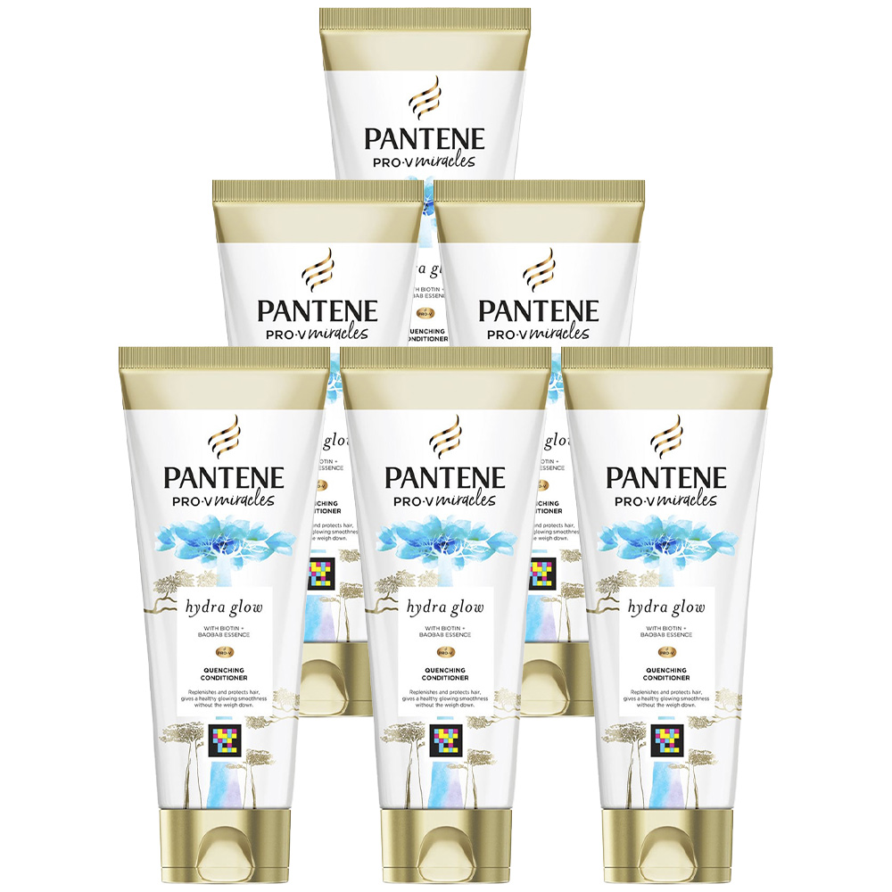 Pantene Pro V Miracles Hydra Glow Quenching Hair Conditioner Case of 6 x 275ml Image 1