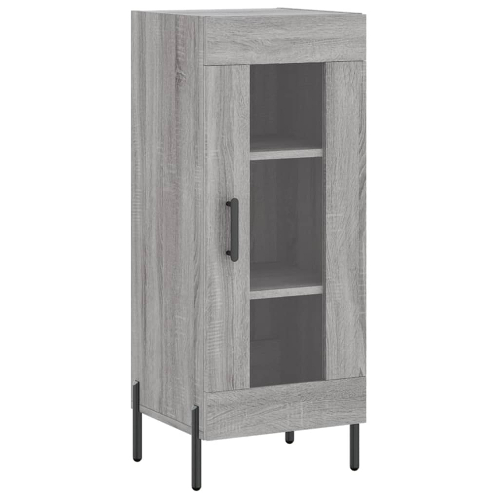vidaXL 2 Door Grey Sonoma Highboard Image 5