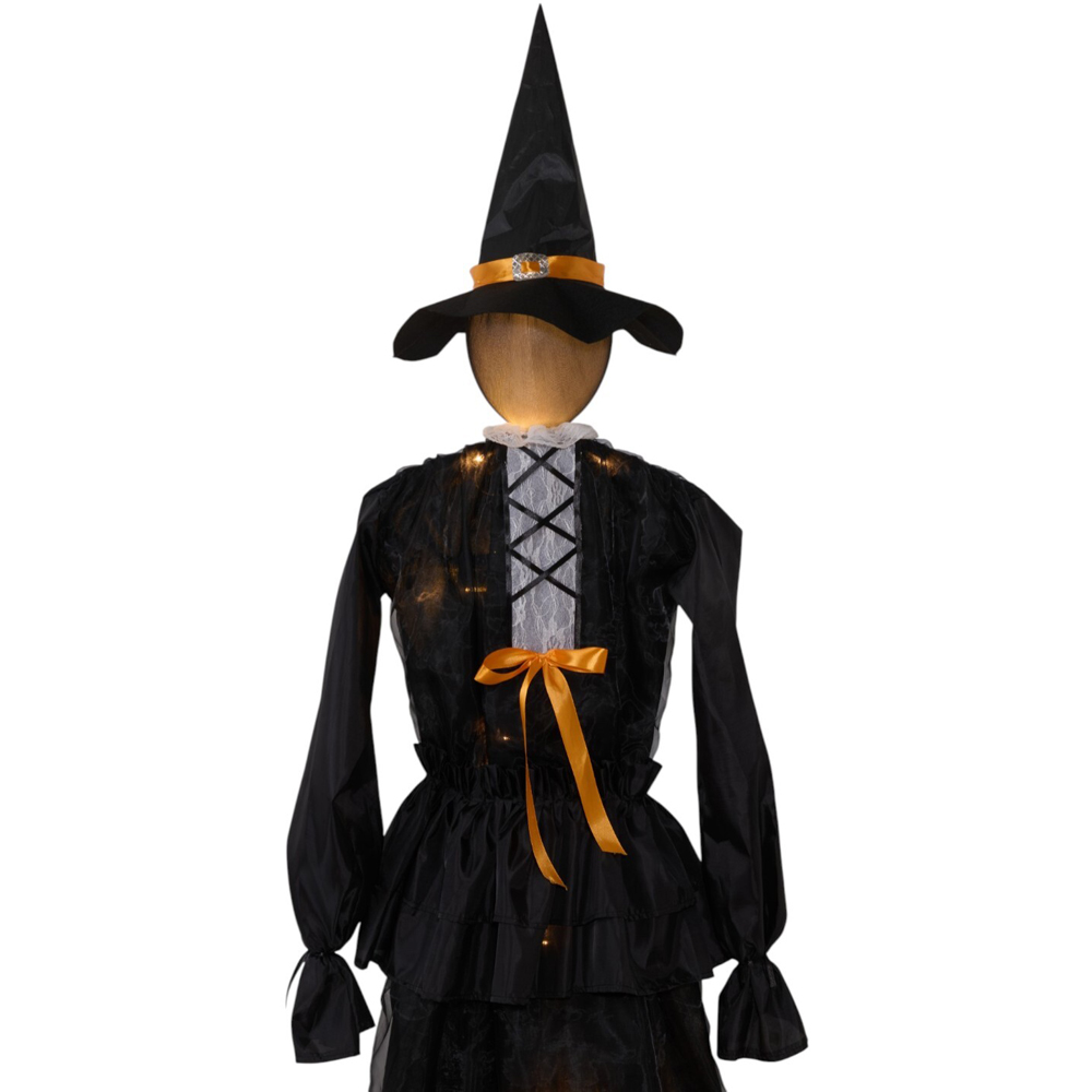 Spooky Three Standing Witches Decoration Black Image 3