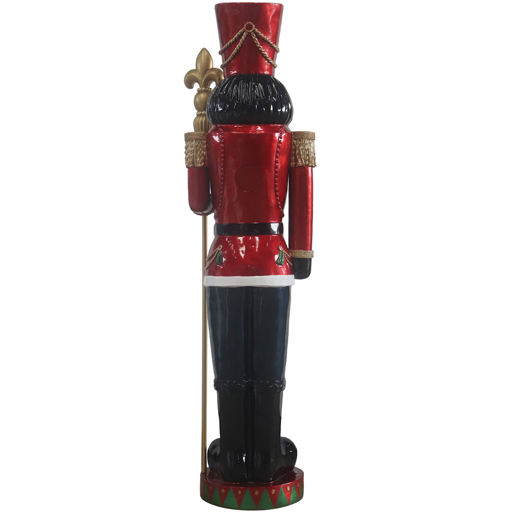 The Christmas Centre Traditional Red LED Nutcracker 200cm Image 3