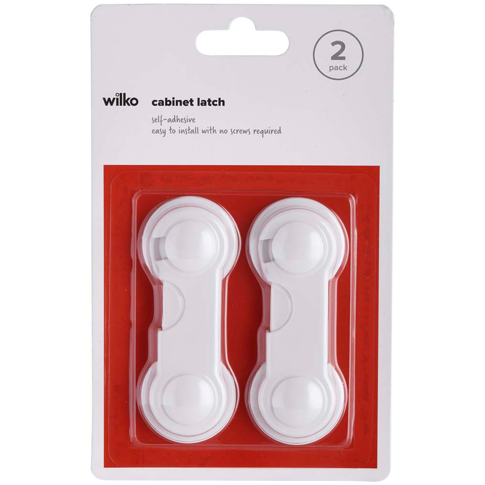 Wilko Cabinet Latch 2 Pack Image 1