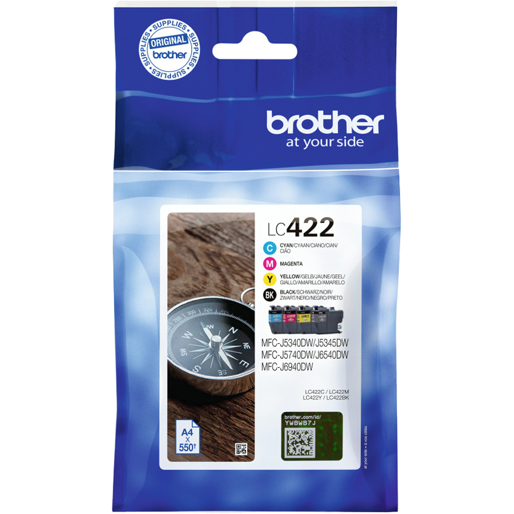 Brother LC422VAL Value Pack Inkjet Cartridge Image 1
