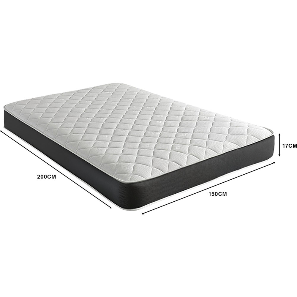 Starlight Beds Eclipse King Size Memory Foam and Open Coil Spring Hybrid Mattress Image 5