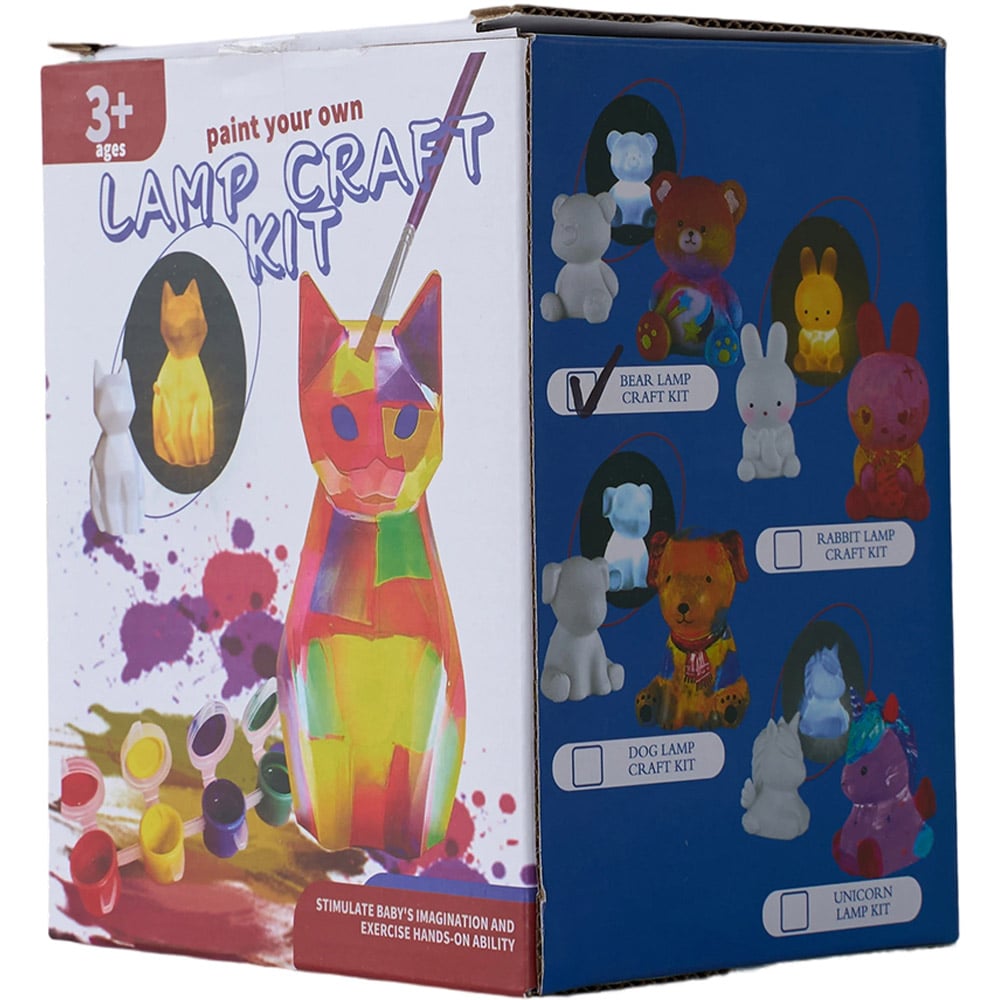 H&O Direct Kids Paint Your Own Bear Night Light Kit Image 5