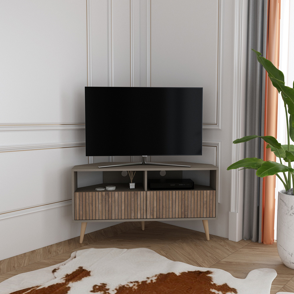 Decorotika Aura 2 Drawer 2 Shelf Galaxy Alina TV Unit Image 7
