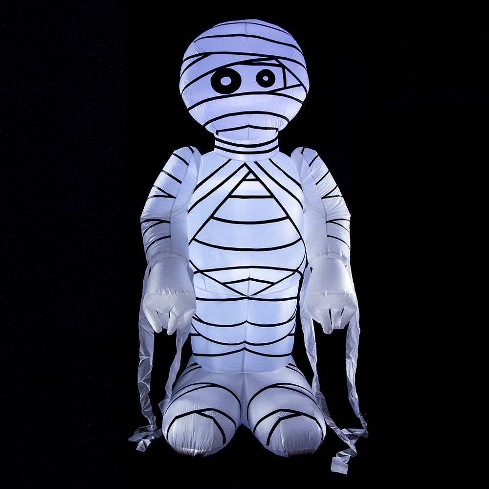 Premier Giant Mummy Light Up Inflatable with Lights 2.4m Image 4