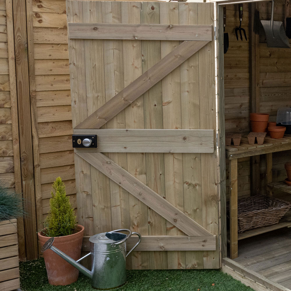 Forest Garden Timberdale 8 x 6ft Pressure Treated Pent Shed Image 6